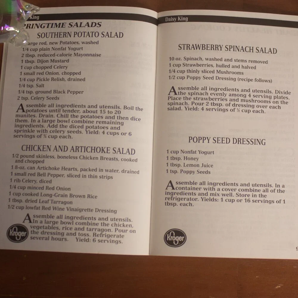Vintage 1999 Southern Women’s Show Cooking Booklet – Nashville